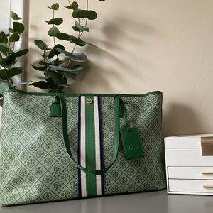 Tory Burch T Monogram Tote Bag